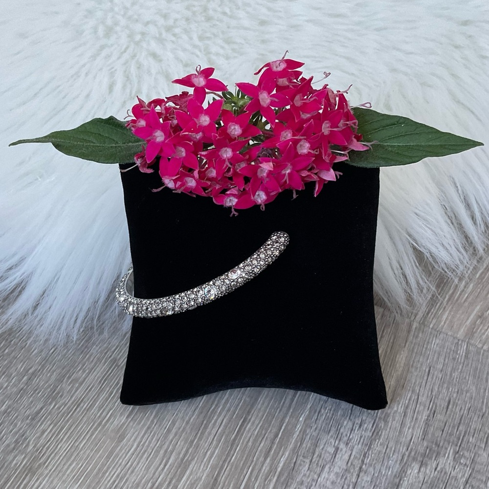 💕 BRIGHTON Retired Anatolia Hinged Silver Bangle - Picture 2 of 7